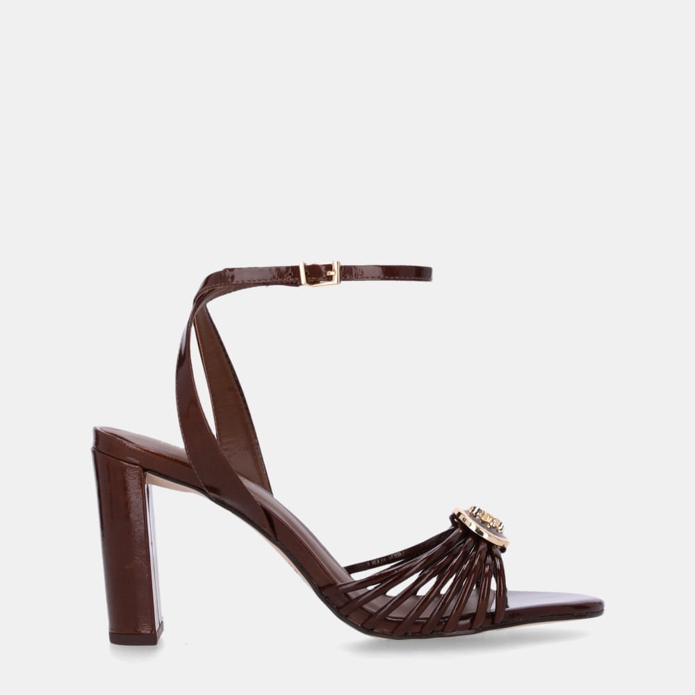 Sandália De Salto Murano Trufa - 80380035