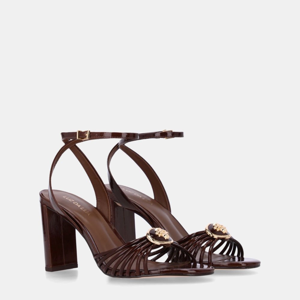 Sandália De Salto Murano Trufa - 80380035 Trufa 3
