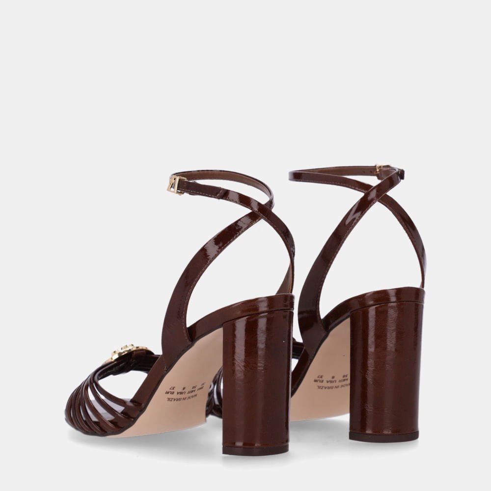Sandália De Salto Murano Trufa - 80380035 Trufa 4