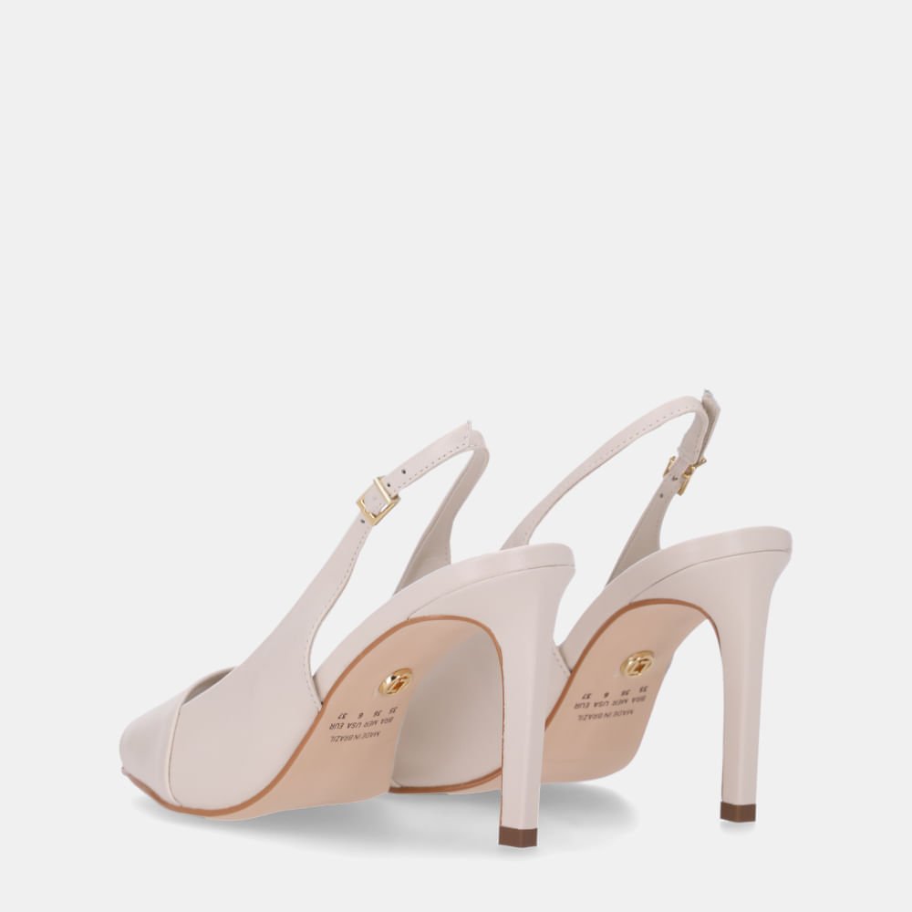Sandália Salto Pelica Panna - 80870004 Panna 4