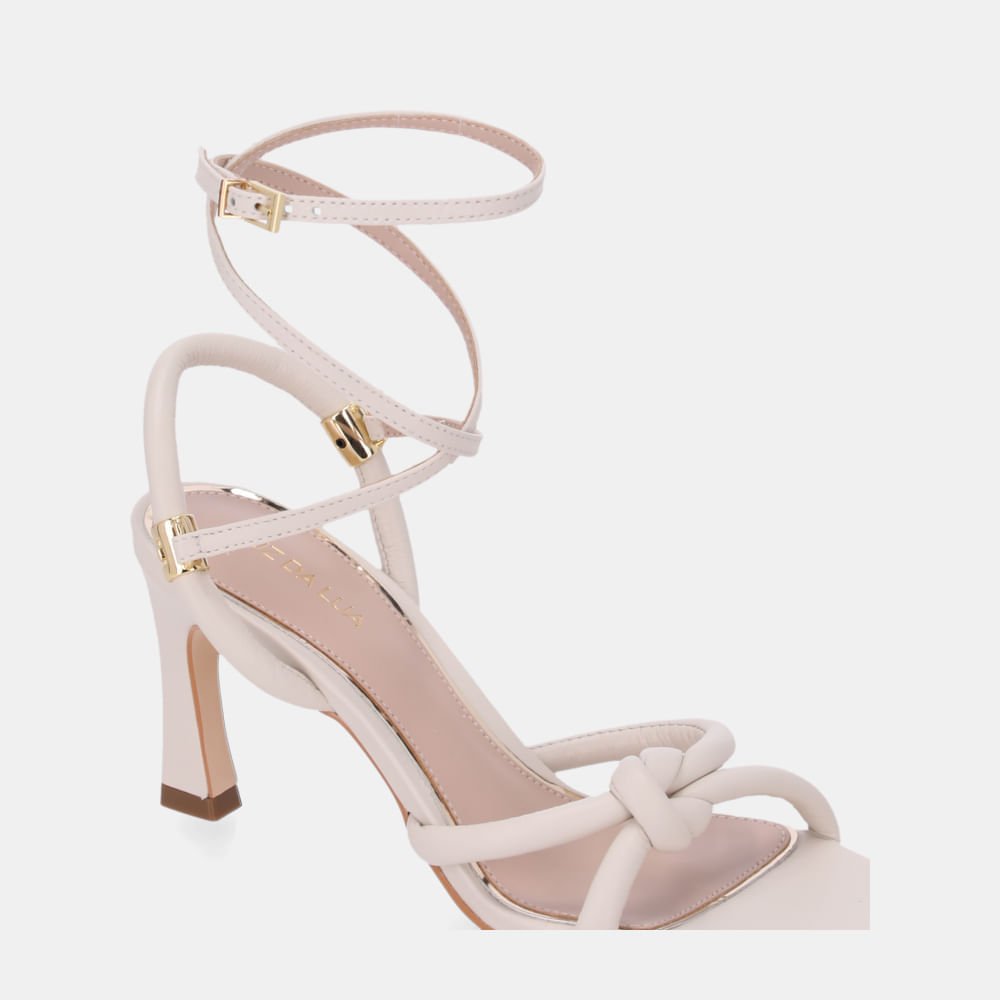 Sandália De Salto Saara Panna - 80110032 Panna 5