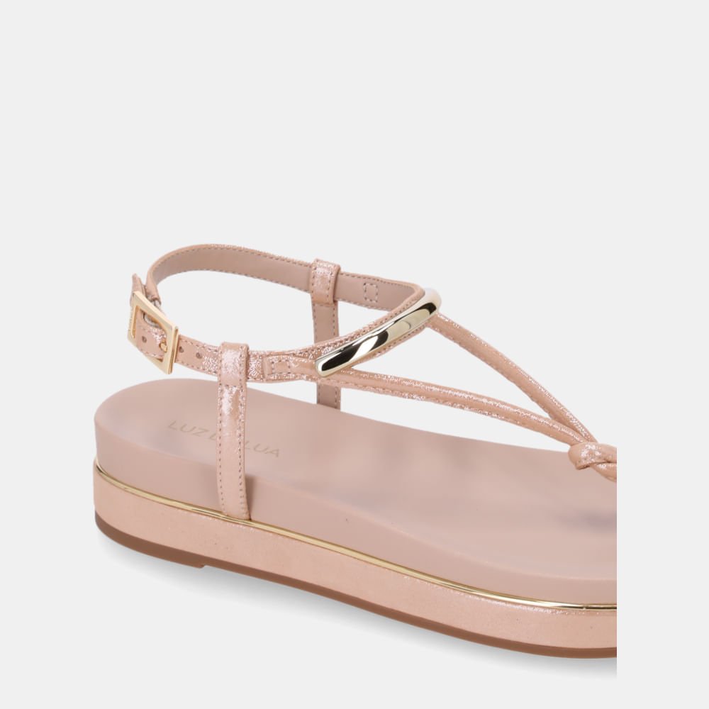 Sandália Flatform Puntini Bege - 58890400 Bege 4