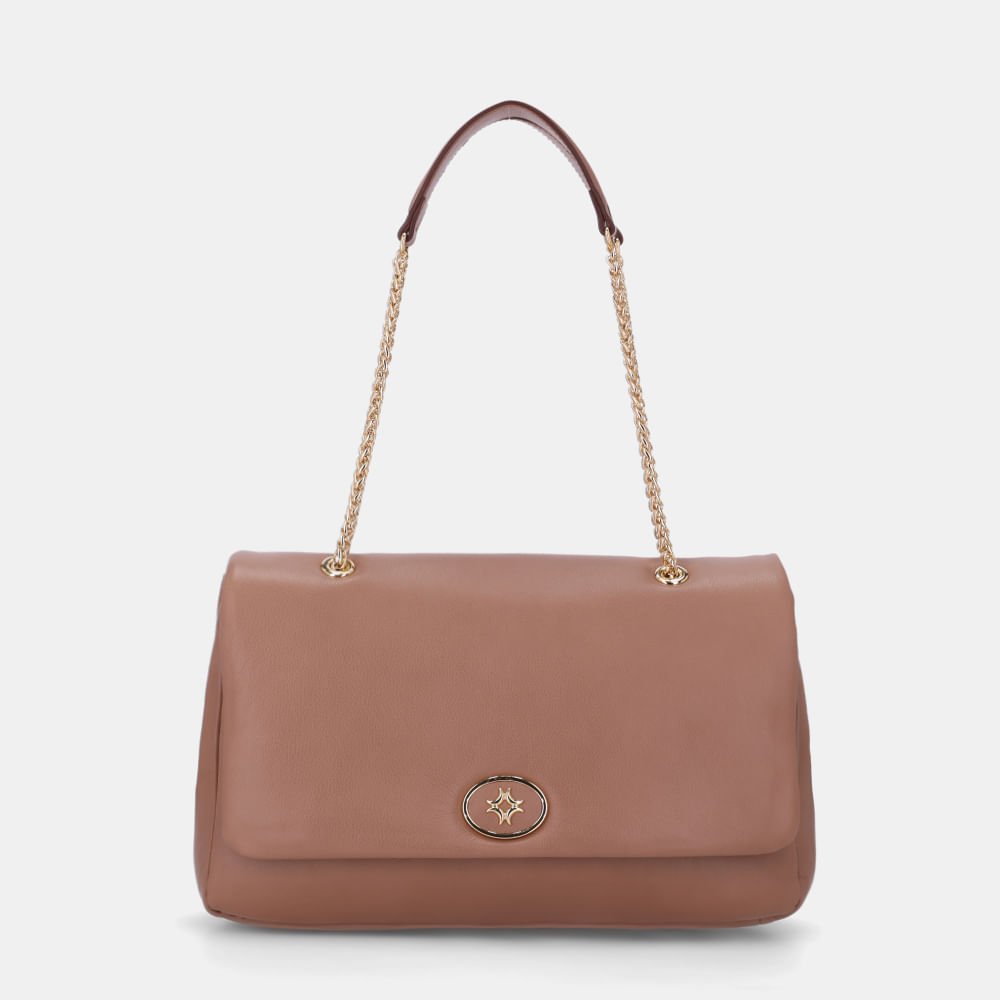 Bolsa Satchel Grande Saara Mousse - 2000744