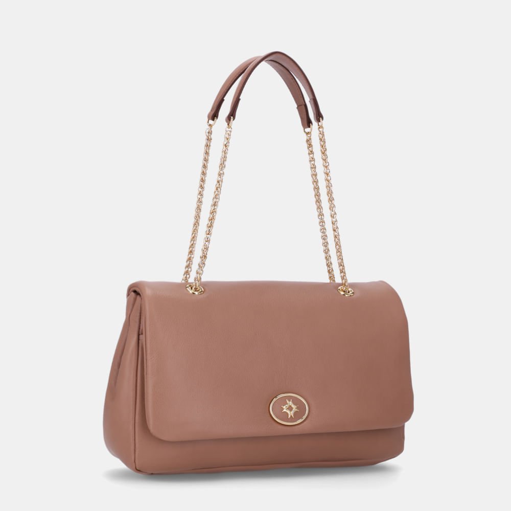 Bolsa Satchel Grande Saara Mousse - 2000744 Mousse 3