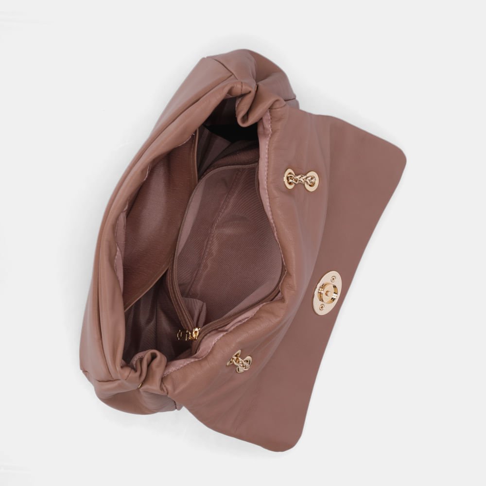 Bolsa Satchel Grande Saara Mousse - 2000744 Mousse 4