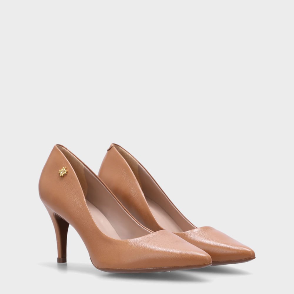 Scarpin Saara Amêndoa - 56121000 Amêndoa 2