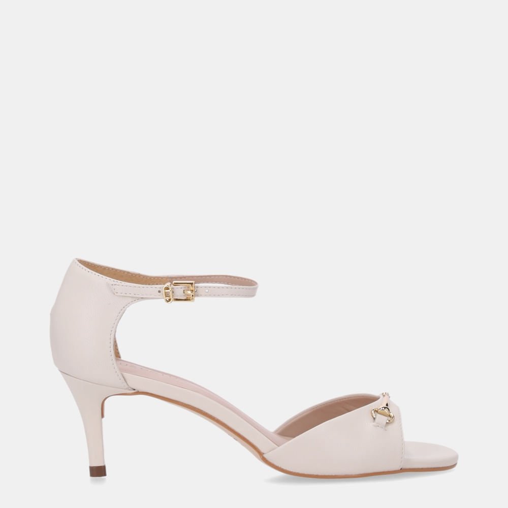 Sandália De Salto Pelica Panna - 80840010