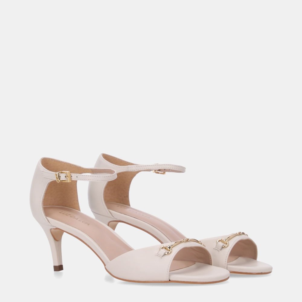 Sandália De Salto Pelica Panna - 80840010 Panna 2