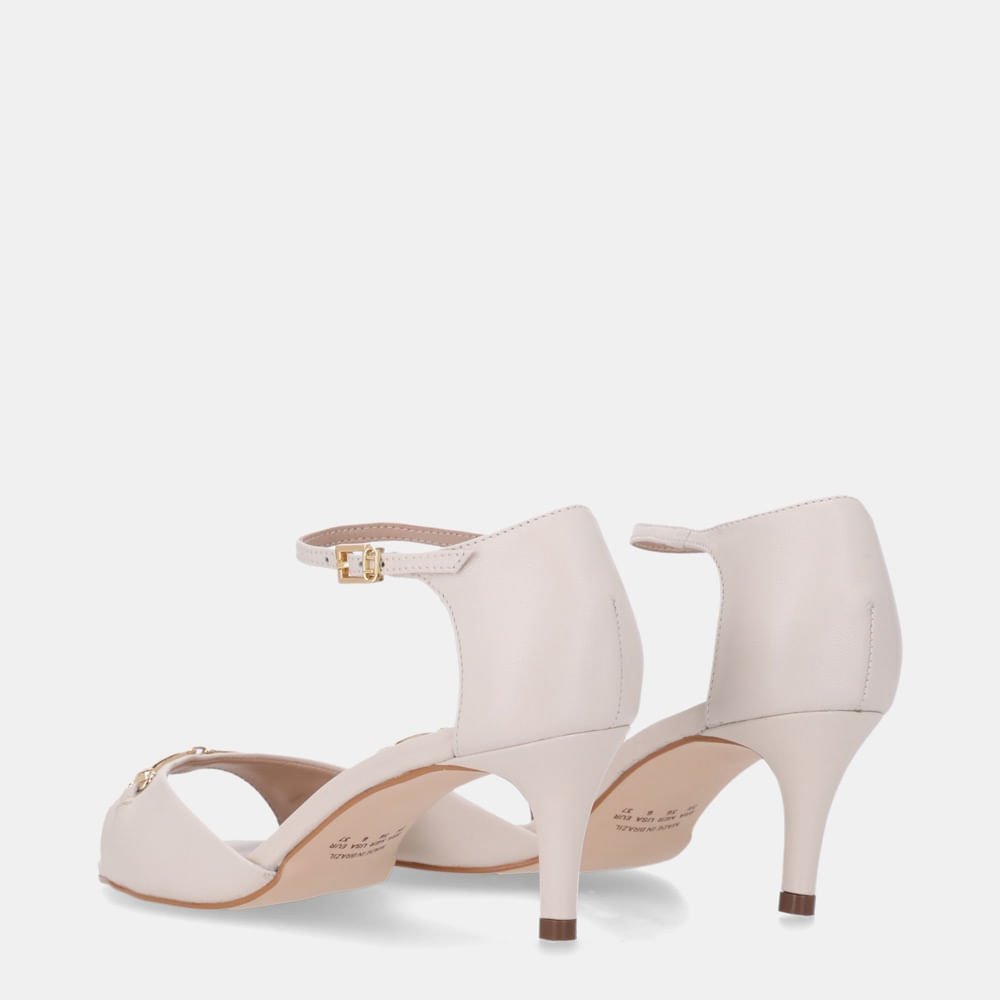 Sandália De Salto Pelica Panna - 80840010 Panna 3