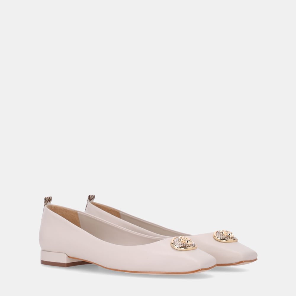 Sapatilha Saara Panna Com Snake Panna - 80950002 Panna 3