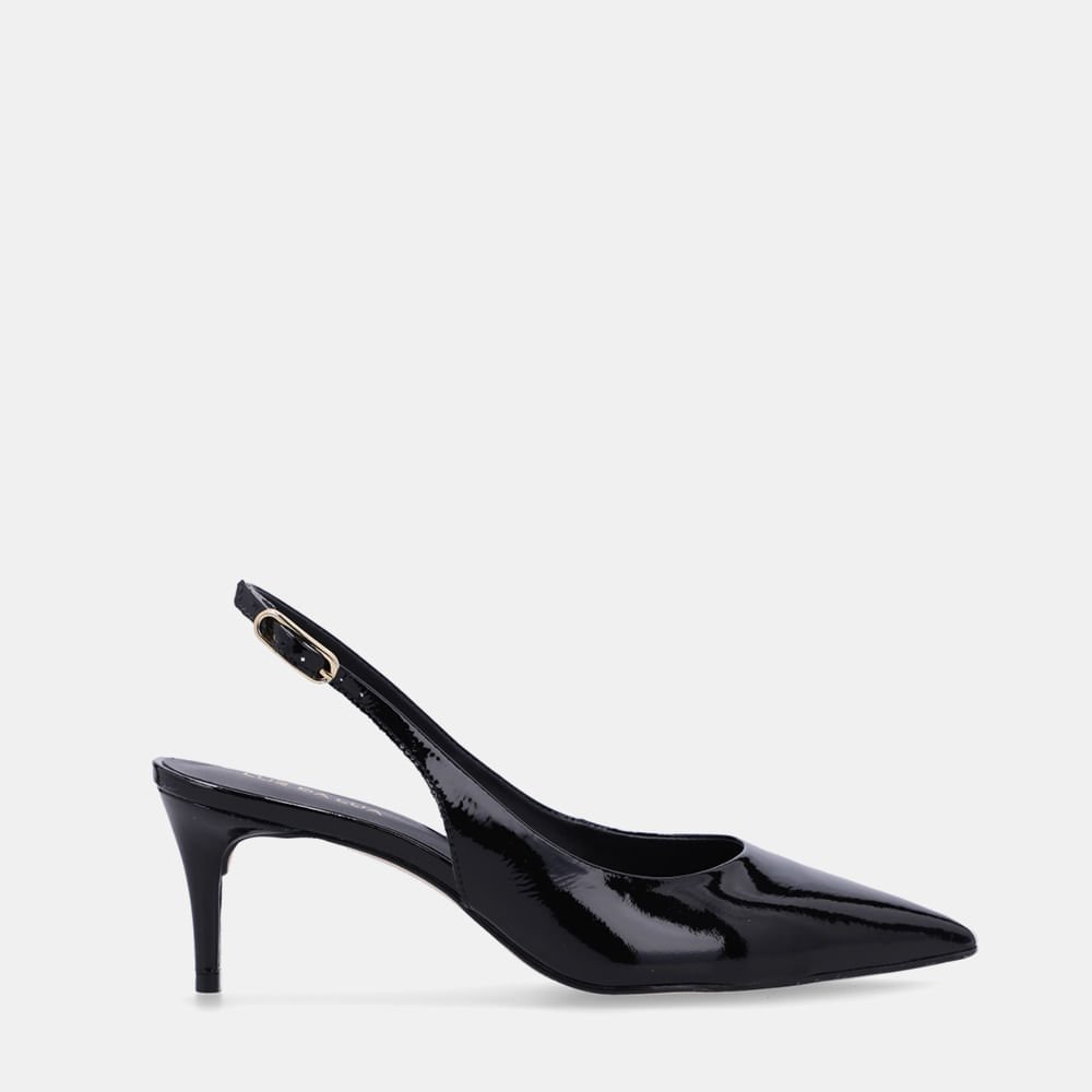 Slingback Verona Preto - 80830002