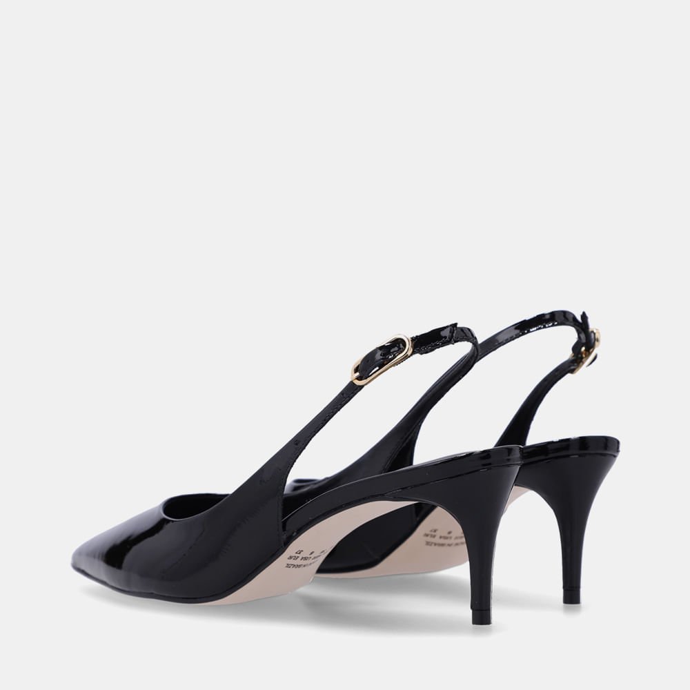 Slingback Verona Preto - 80830002 Preto 3