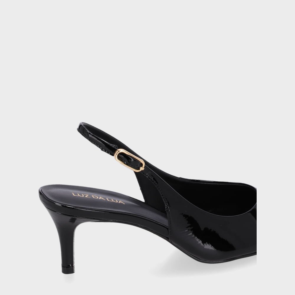 Slingback Verona Preto - 80830002 Preto 4