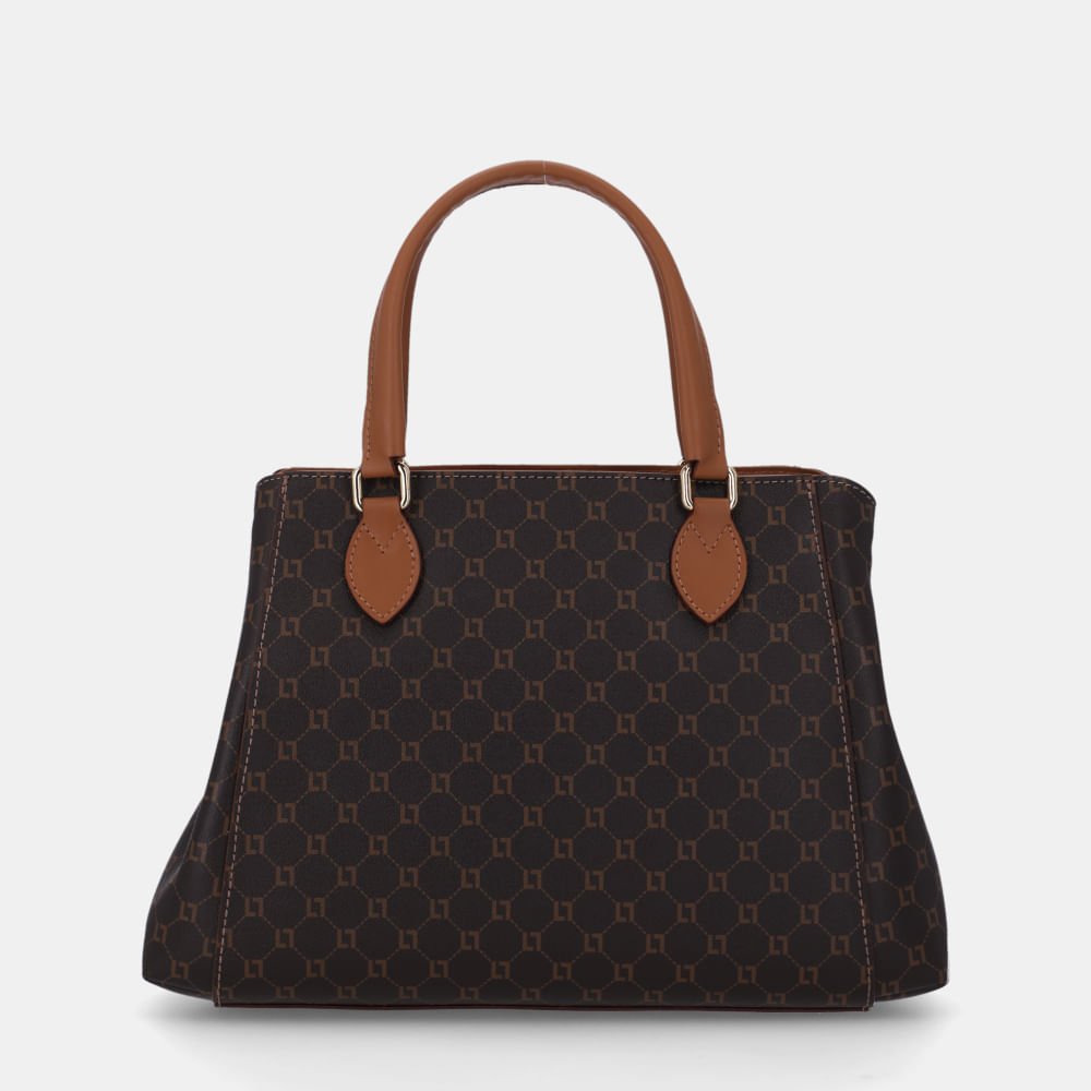 Bolsa Tote Média Monograma Mocca - 10001039 Mocca 2