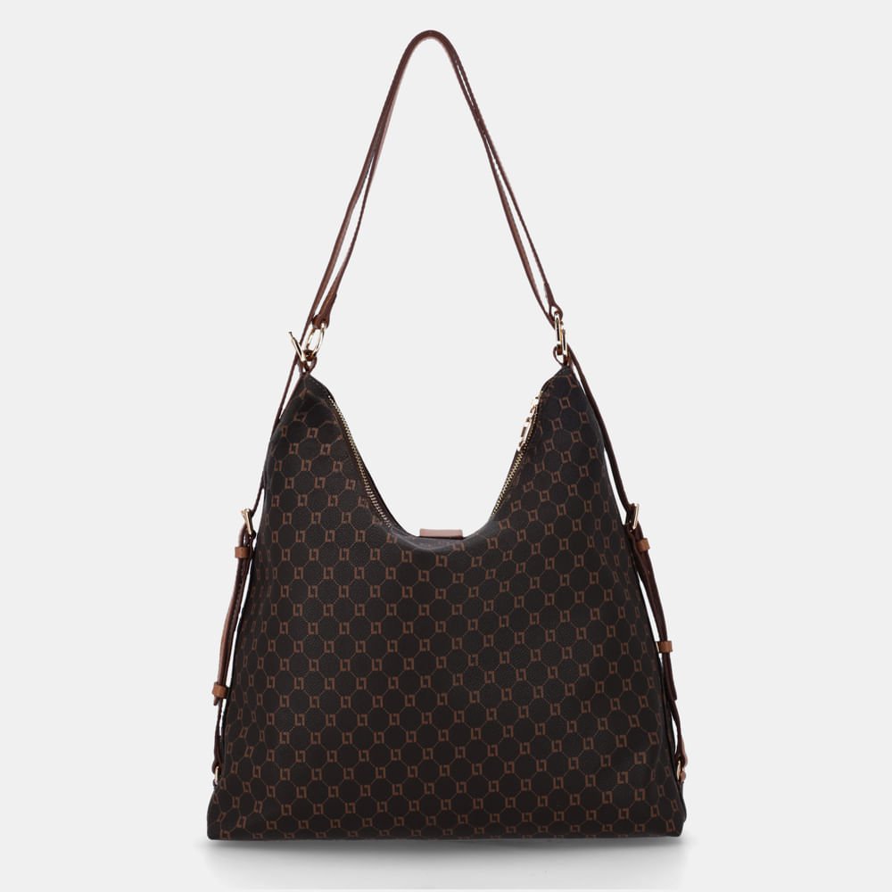 Bolsa Hobo Grande Monograma Ll Mocca - 2000855 Mocca 4