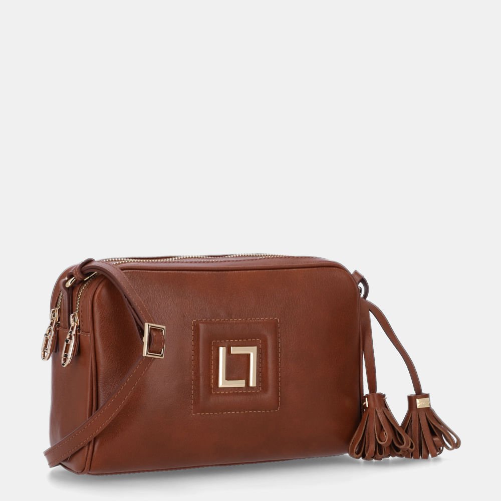 Bolsa Tiracolo Média Montenapoleone Âmbar - 10005324 Mocca 3