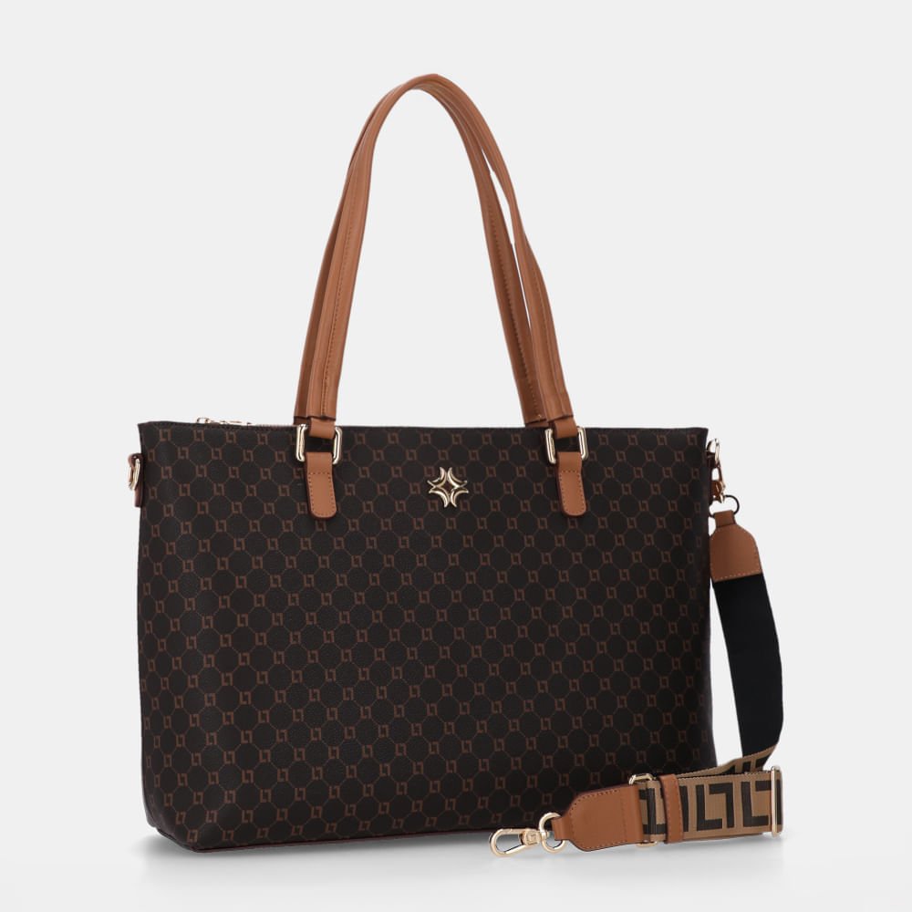 Bolsa Shopping Grande Monograma Ll Mocca -2000601 Mocca 4