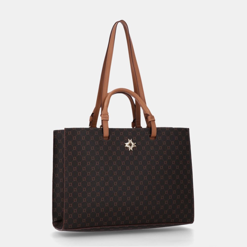 Bolsa Shopping Grande Monograma Ll Mocca - 2000271 Mocca 3
