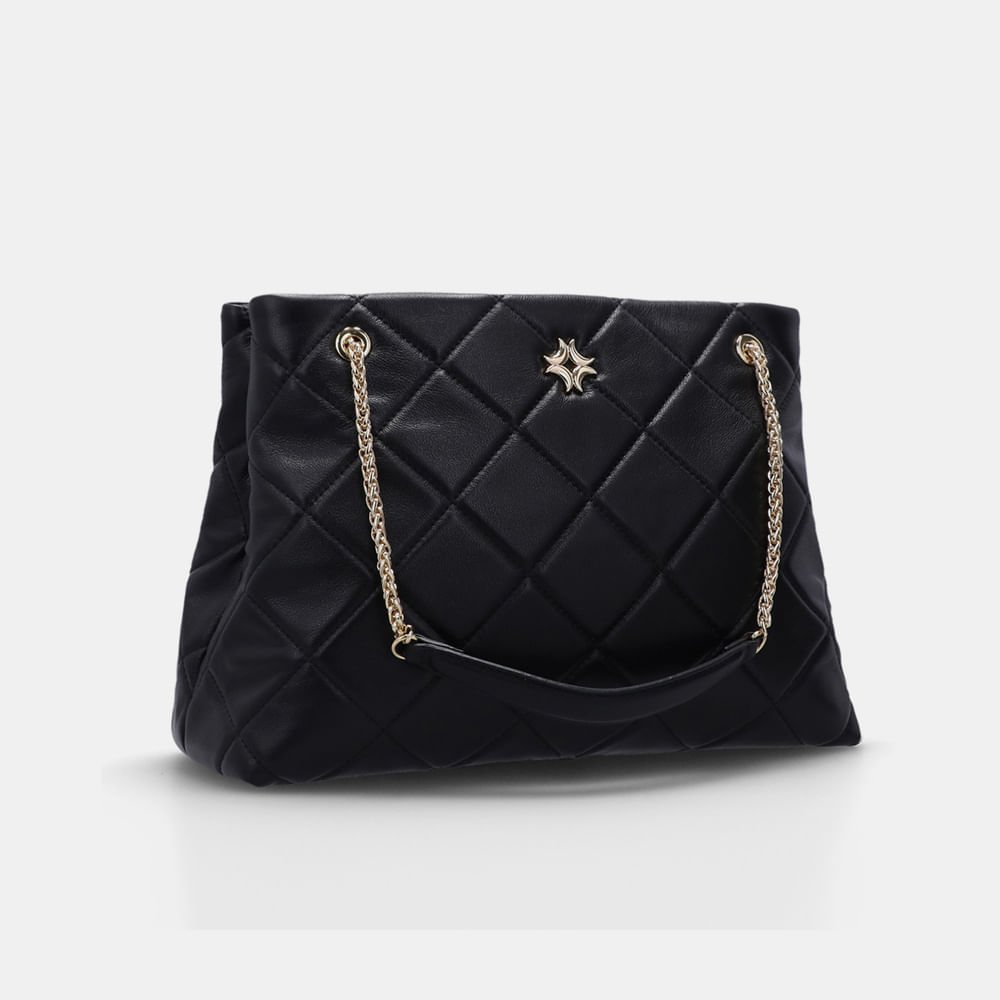 Bolsa Shopping Grande Saara Preto - 2000583 Preto 4