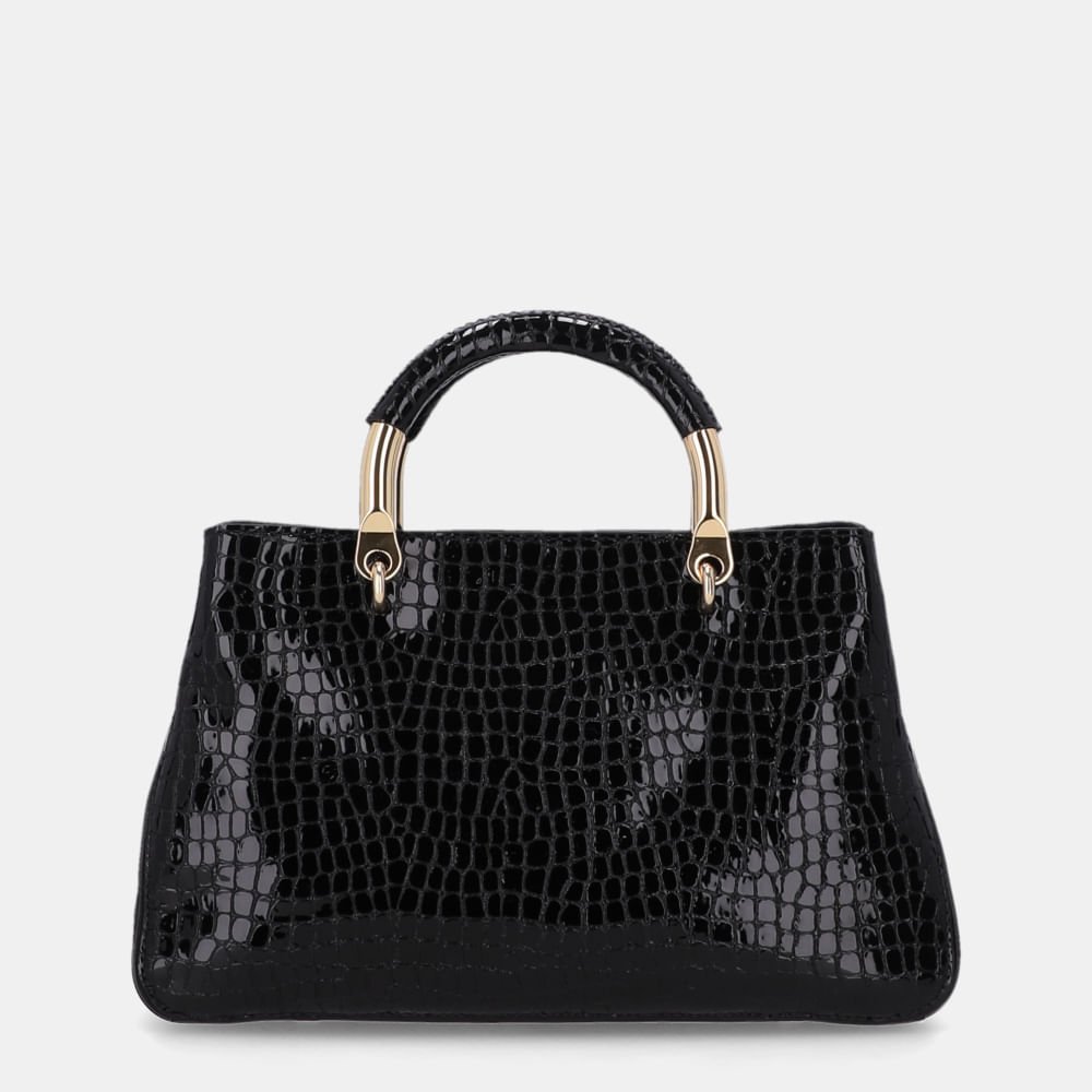 Bolsa Tote Média Alligator Preto - 2000894 Preto 3