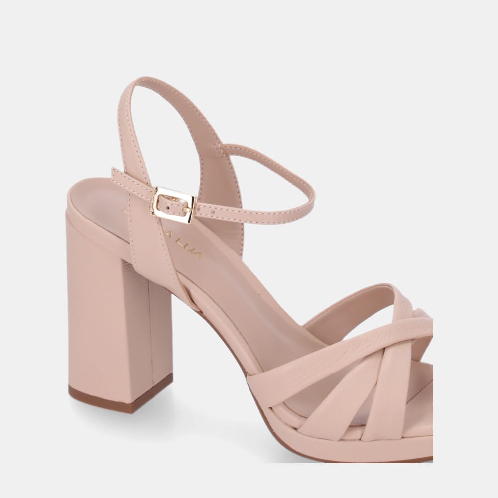Sandália Salto Saara Bege - 56730002 Bege 4