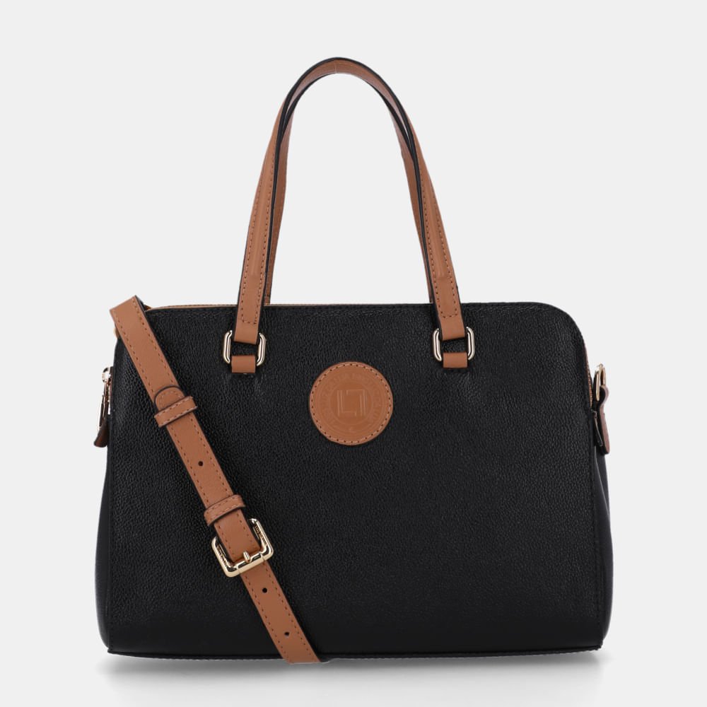 Bolsa Bella Tote Grande New Ridge Preto - 2000162