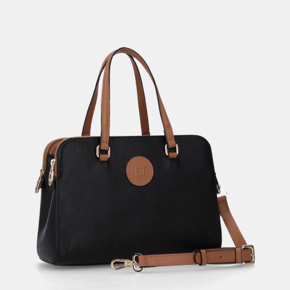 Bolsa Bella Tote Grande New Ridge Preto - 2000162 Preto 3