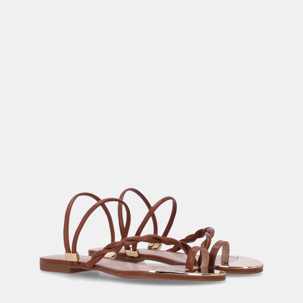 Chinelo Couro Atacama Âmbar - 53129400 Ambar 2