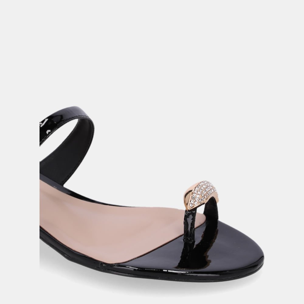 Chinelo Couro Verona Preto - 80910012 Preto 4