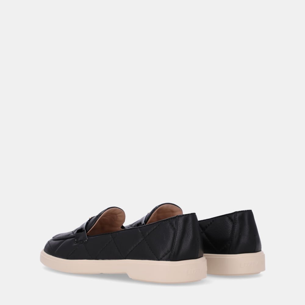Loafer Saara Preto Com Verona Preto - 80920004 Preto 4