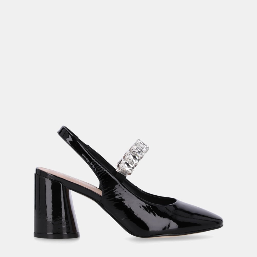Slingback Verona Preto - 80860004
