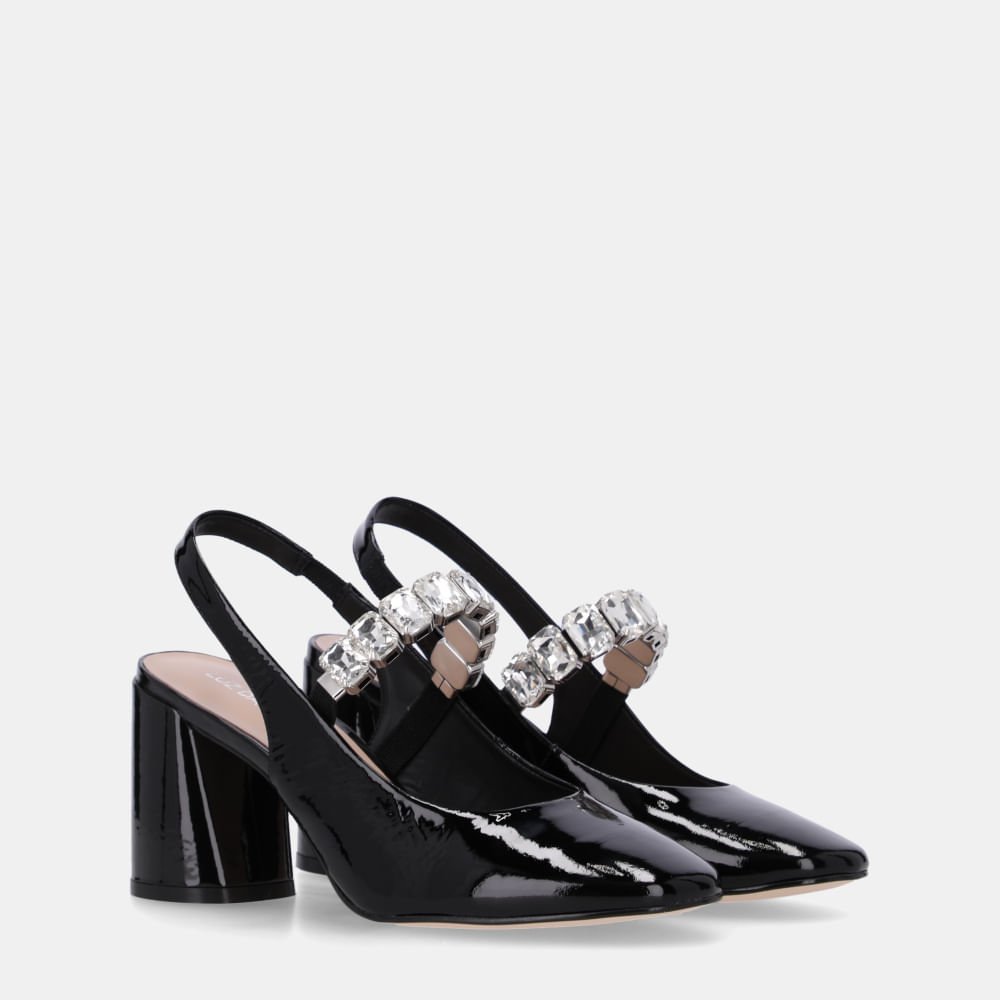 Slingback Verona Preto - 80860004 Preto 3