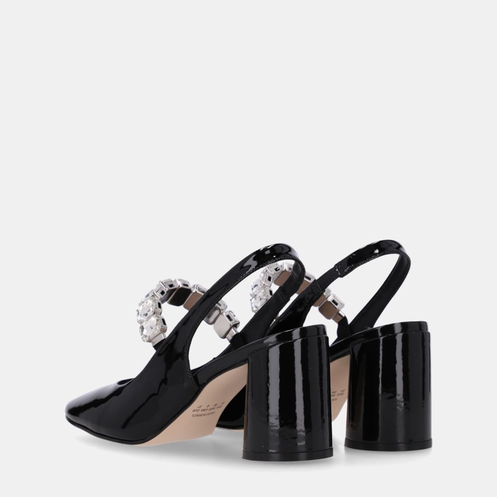 Slingback Verona Preto - 80860004 Preto 4