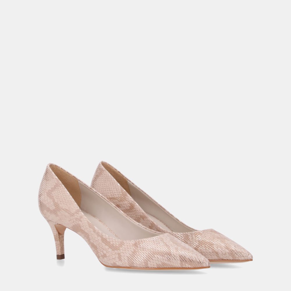 Scarpin Snake Ouro - 80830001 Ouro/Bege 3