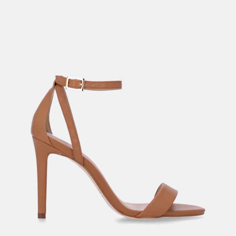 Sandália Salto Saara Amêndoa - 55822800