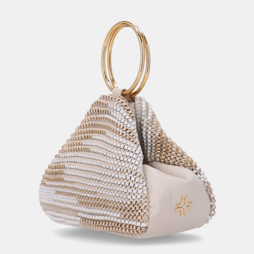 Bolsa Clutch Pequena Tear Panna - 2000332 Panna 5