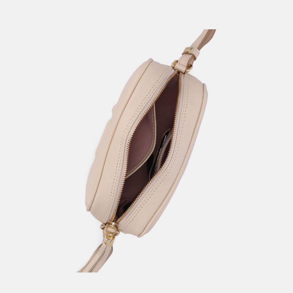 Bolsa Ellie Tiracolo Pequena New Ridge Marfim - 10004962 Marfim 5