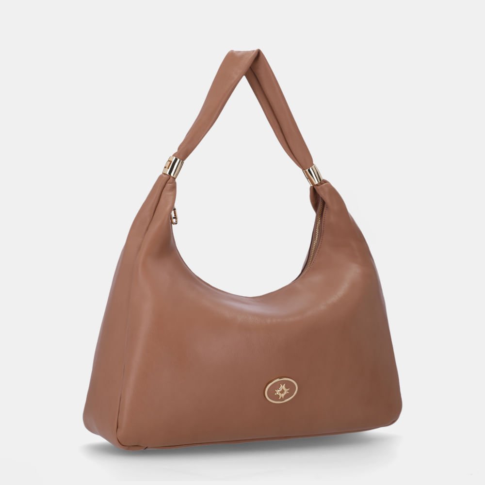 Bolsa Hobo Grande Saara Mousse - 2000695 Mousse 4