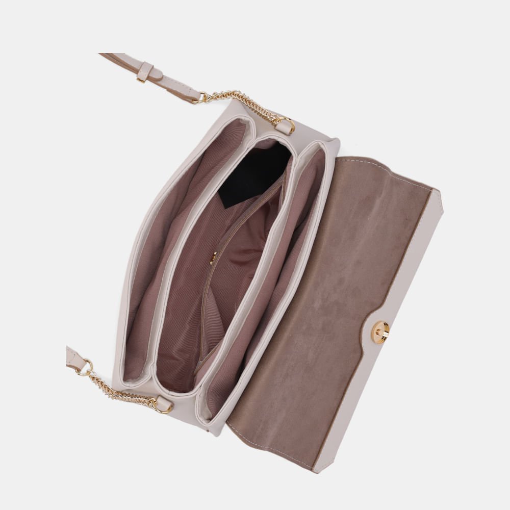 Bolsa Satchel Média Saara Panna - 2000749 Panna 5