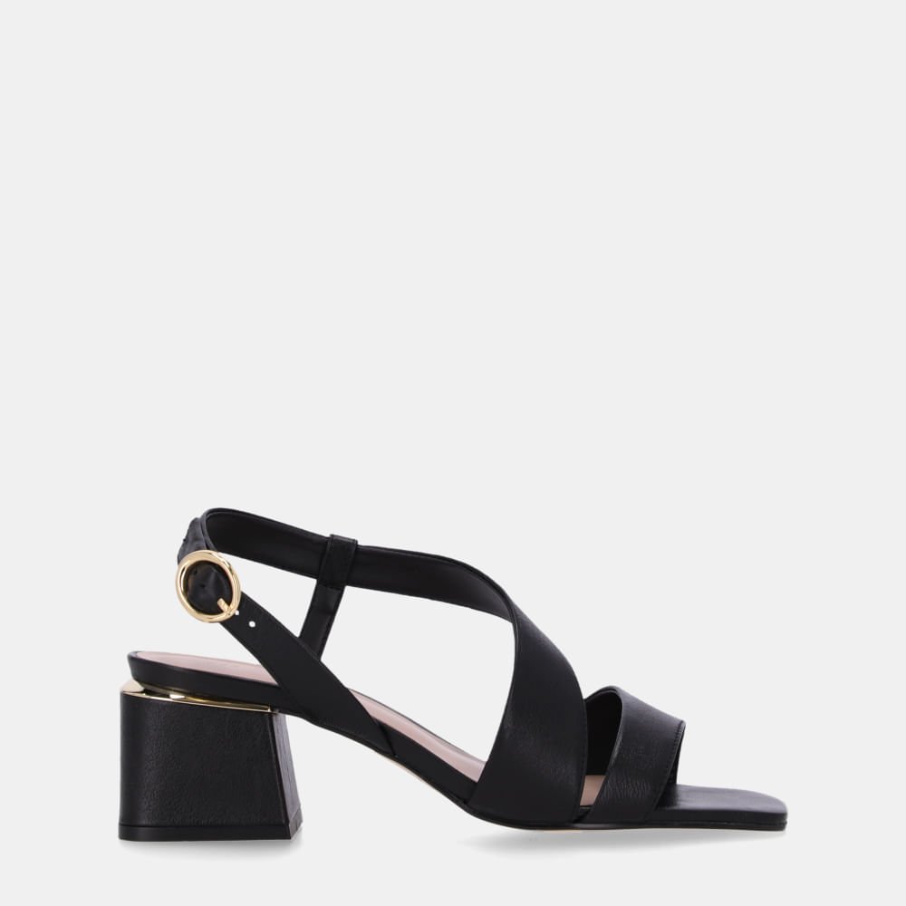 Sandália De Salto Saara Preto - 80410023