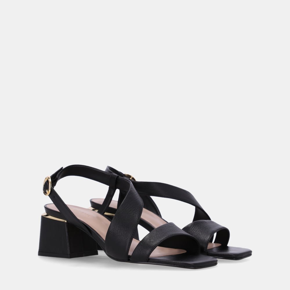 Sandália De Salto Saara Preto - 80410023 Preto 2