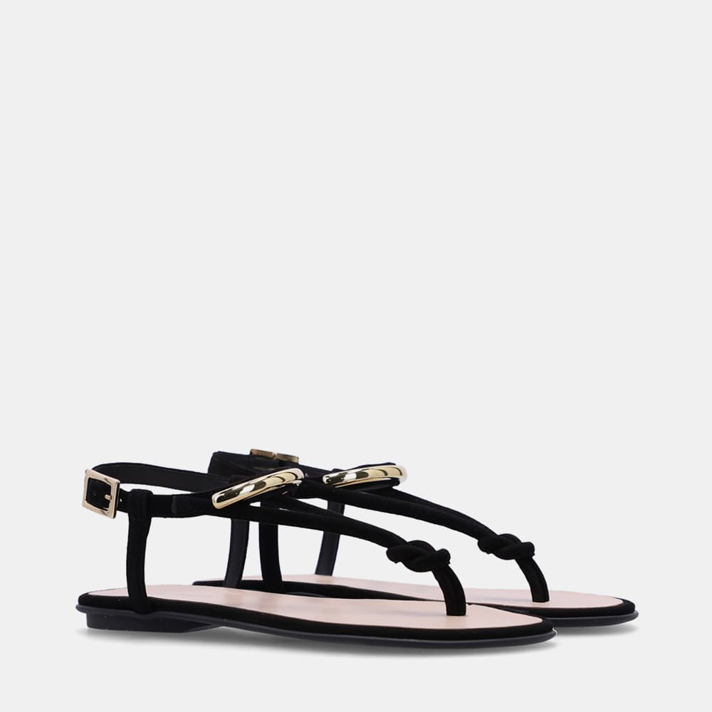 Sandália Rasteira Sun Antilope Preto - 52217800 Preto 2