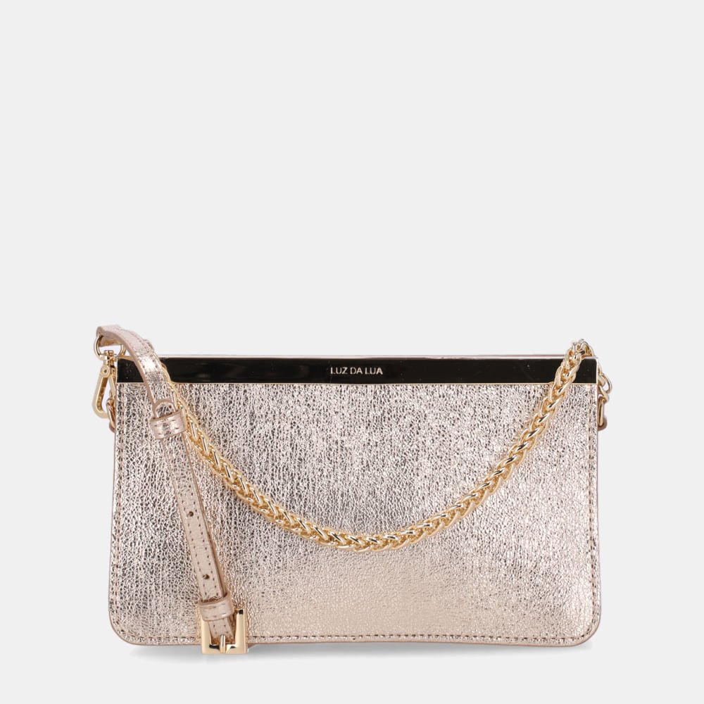 Bolsa Clutch Pequena Vênus Ouro - 2000478