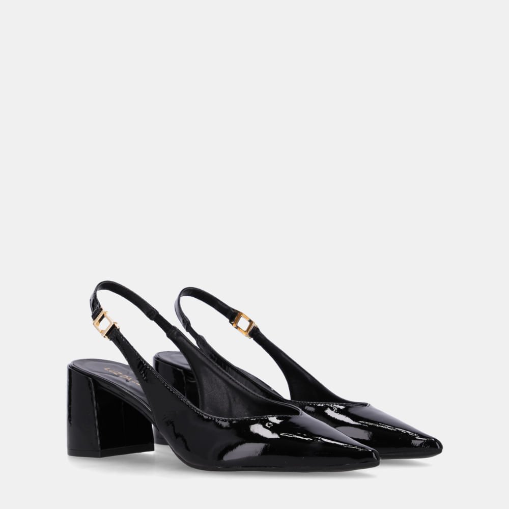 Slingback Verona Preto - 60330024 Preto 3