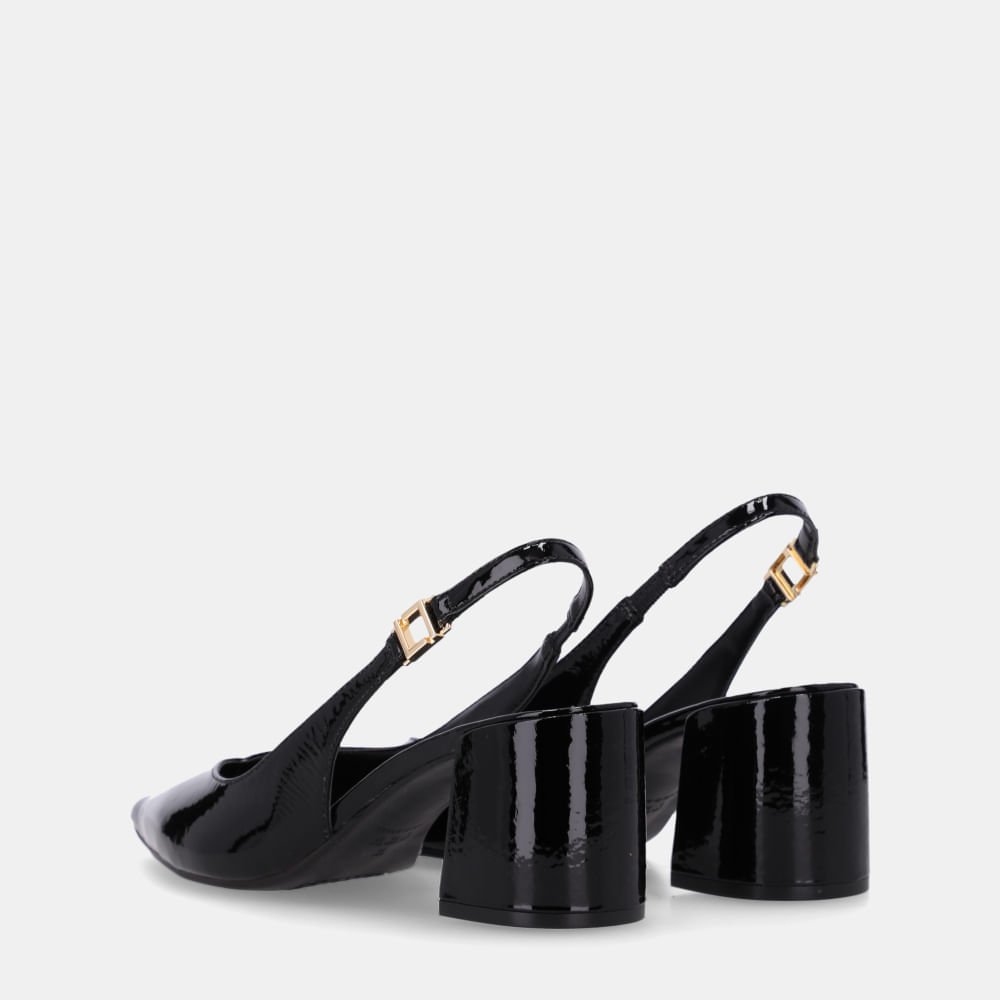 Slingback Verona Preto - 60330024 Preto 4