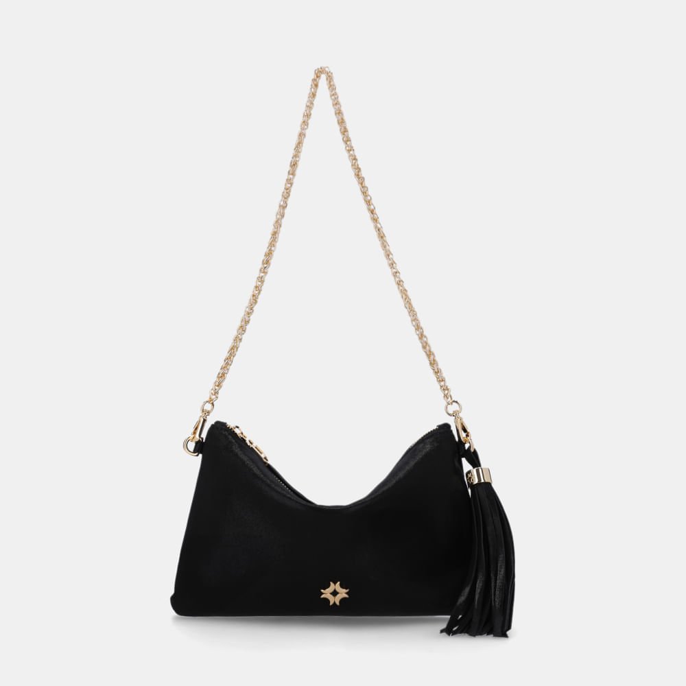 Bolsa Clutch Pequena Puntini Preto - 2000530