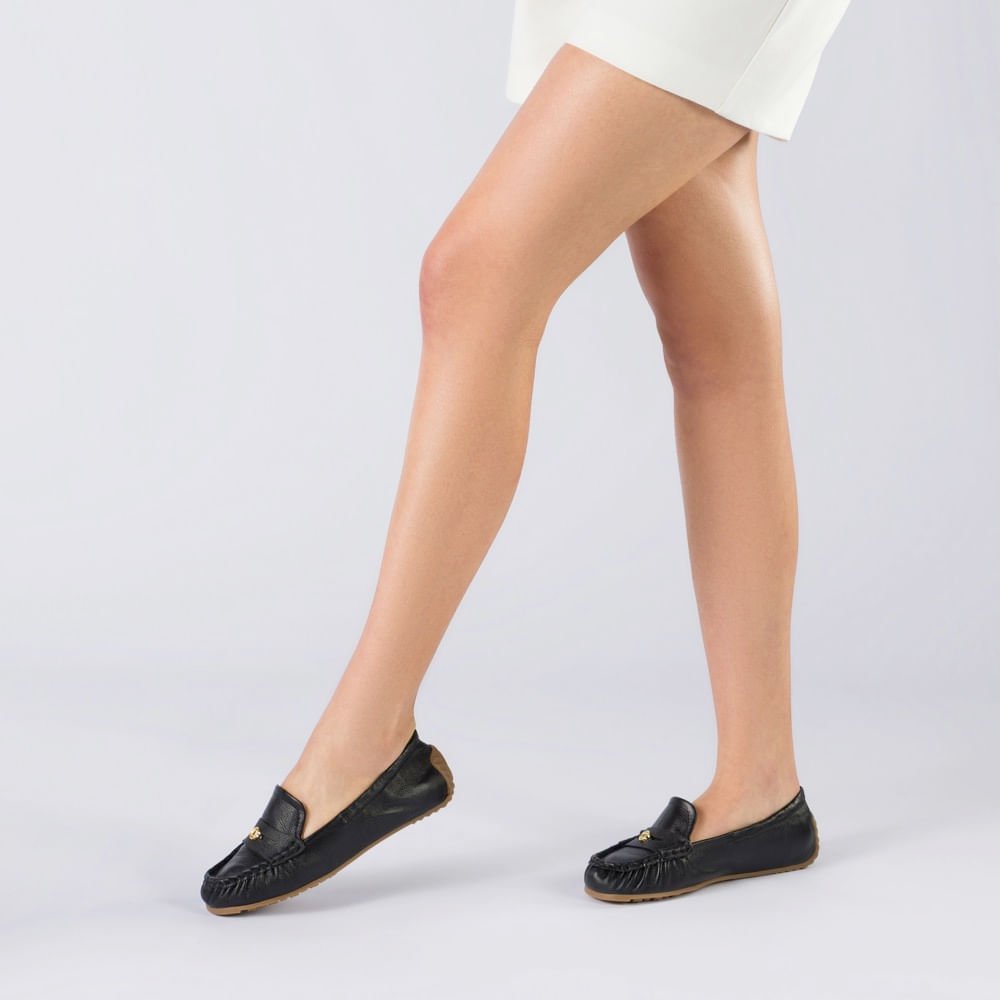 Mocassim Saara Preto - 60840001 Preto 2