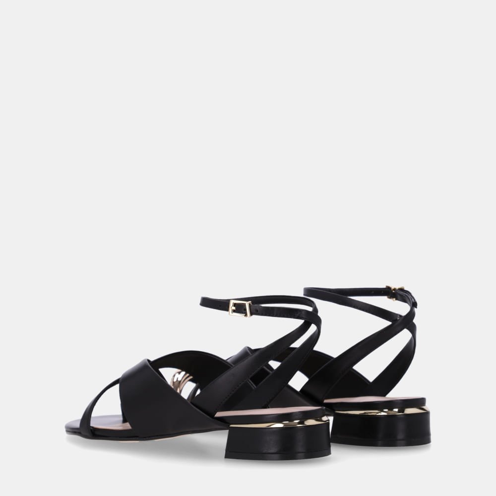 Sandália Rasteira Pelica Preto - 80910005 Preto 4