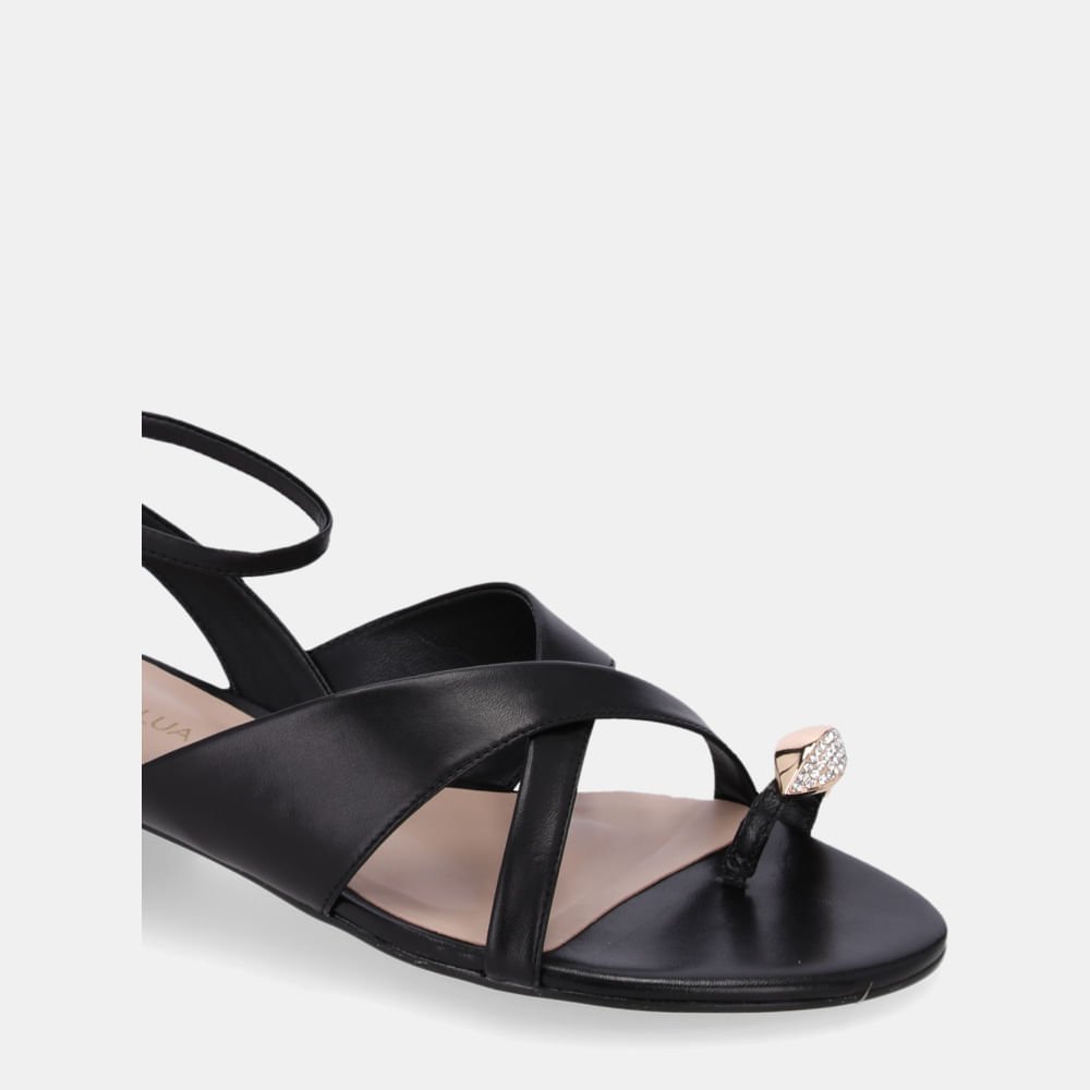 Sandália Rasteira Pelica Preto - 80910005 Preto 5