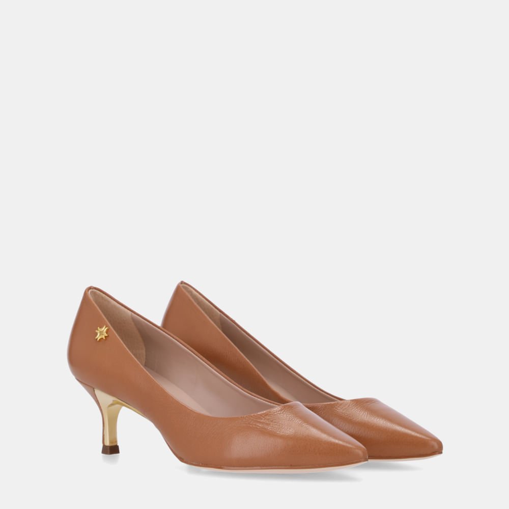 Scarpin Saara Amêndoa - 58060700 Amendoa 2